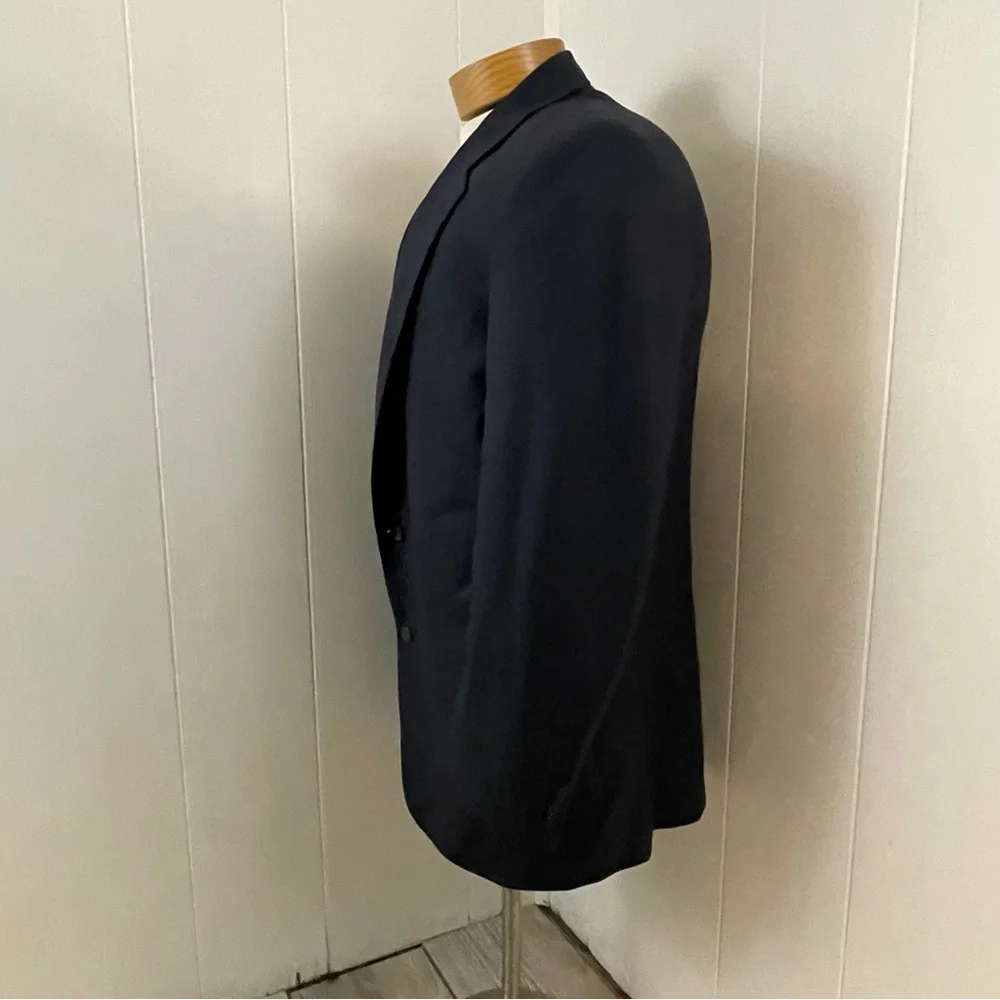Brooks Brothers Navy Blazer Men's 42R 100%‎ Wool Classic Preppy Office